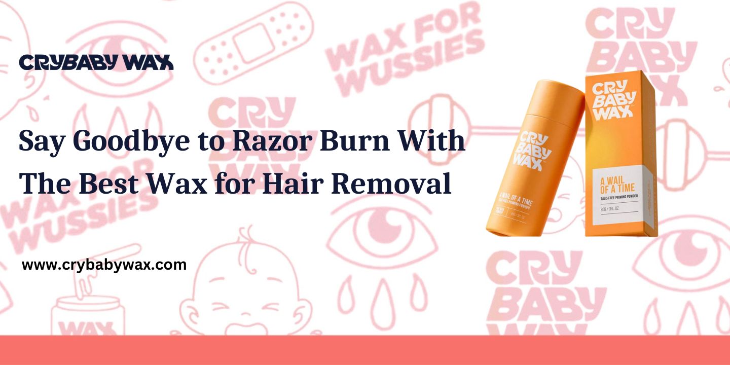Say goodbye to razor burn with Crybaby vegan hard wax, the at-home hair removal alternative to shaving