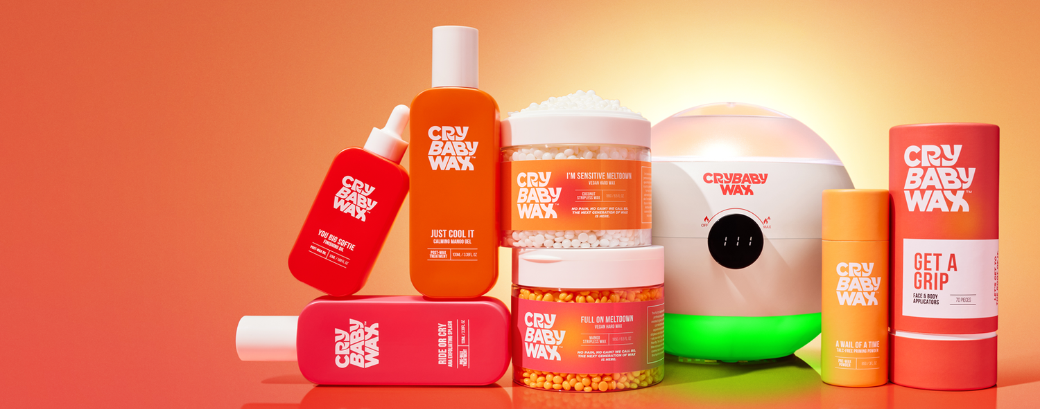 The Crybaby Wax product lineup